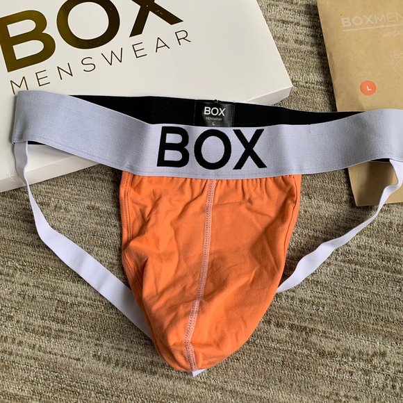 BOX MENSWEAR Other - BOX MENSWEAR NEW PEACH COTTON SPANDEX JOCKSTRAP L